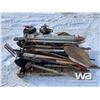 Image 3 : SHOVELS, RAKES, PIPE STANDS, PROPANE BOTTLE
