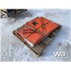 Image 2 : PALLET OF ROAD SIGNS