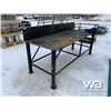 Image 2 : 8 FT. STEEL WORK BENCH W/ VICE GRIP