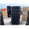 Image 2 : (UNUSED) (8) 11R24.5 TRUCK TIRES & STEEL RIMS