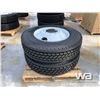 Image 2 : (UNUSED) (2) GRIZZLY 11R24.5 TRUCK TIRES & RIMS