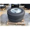 Image 2 : (UNUSED) (2) GRIZZLY 11R24.5 TRUCK TIRES & RIMS