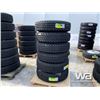 Image 1 : (UNUSED) (6) GRIZZLY 11R22.5 TRUCK TIRES & RIMS