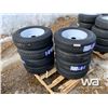 Image 1 : (8) ST205/75R15 TRAILER TIRES & RIMS