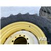 Image 4 : (2) MICHELIN 710/75R34 TRACTOR TIRES ON JD RIMS