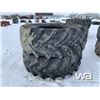 Image 2 : (4) FIRESTONE 710/70R42 TRACTOR TIRES