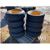 Image 2 : (UNUSED) (8) 12 PLY 11L-15 FARM TIRES & RIMS