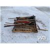 Image 1 : ASSORTED SHOVELS, RAKES, SLEDGE HAMMER, ICE PICKS
