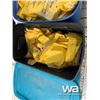 Image 5 : (UNUSED) (4) BINS OF YELLOW WASH SUITS