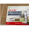 Image 2 : 12 X 8 FT. POLYCARBONATE GREENHOUSE