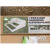 Image 2 : (2) RAISED WOODEN PLANTERS & 3 TIER GARDEN BED
