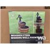 Image 2 : GARDEN WAGON PLANTER & 2 TIER WISHING WELL