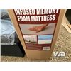 Image 2 : QUEEN 8" GEL INFUSED MEMORY FOAM MATTRESS