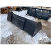 Image 3 : (UNUSED) 8 FT. SKID STEER SNOW BUCKET