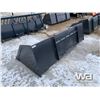 Image 4 : (UNUSED) 8 FT. SKID STEER SNOW BUCKET
