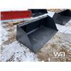 Image 2 : (UNUSED) 6 FT. SKID STEER SNOW BUCKET