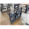 Image 4 : (UNUSED) SKID STEER 48" HYD. PALLET FORKS