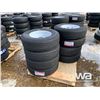 Image 2 : (UNUSED) (8) ST235/80R16 TRAILER TIRES & RIMS
