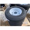 Image 3 : (UNUSED) (8) ST235/80R16 TRAILER TIRES & RIMS