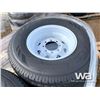 Image 3 : (UNUSED) (8) 235/80R16 TRAILER TIRES & RIMS