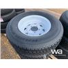 Image 3 : (8) ST225/75R15 TRAILER TIRES & RIMS