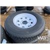 Image 3 : (8) ST225/75R15 TRAILER TIRES & RIMS