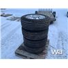 Image 3 : (UNUSED) (4) GOODYEAR LT265/60R20 TIRES & RIMS