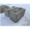 Image 2 : (2) CONCRETE BARRIER BLOCKS