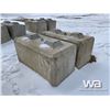 Image 3 : (2) CONCRETE BARRIER BLOCKS