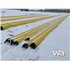 Image 2 : (6) 8" X 60 FT. YELLOW JACKET PIPE