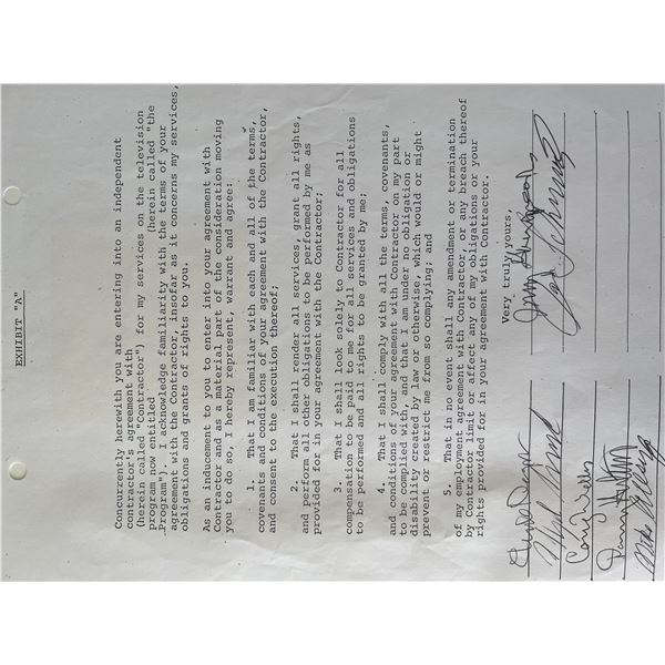 Three Dog Night signed contract