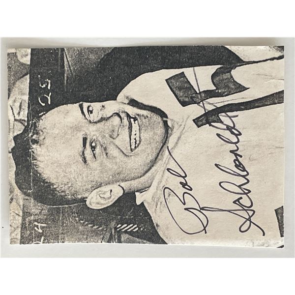 Bob Schloredt signed photo