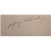 Image 1 : Alfred Hitchcock signature slip