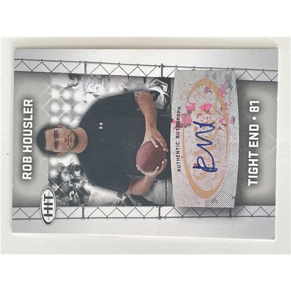 Rob Housler signed autograph card