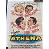 Image 1 : Athena 1954 vintage movie poster