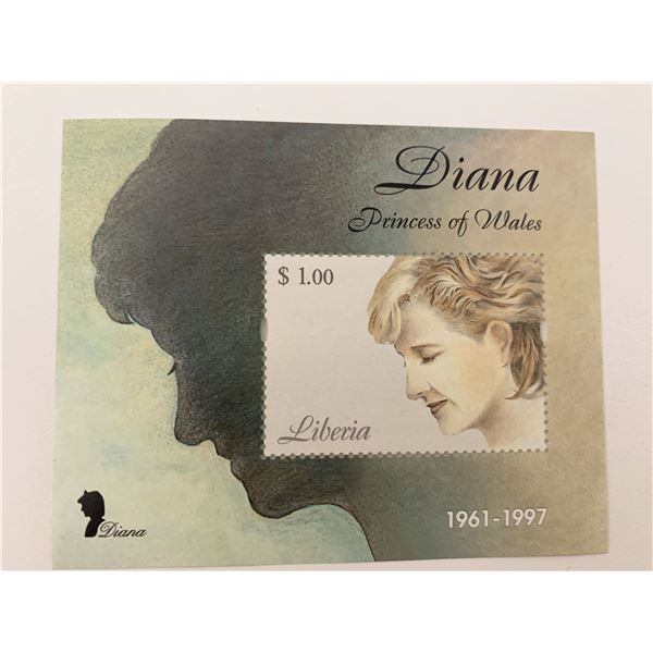 Liberia Diana Princess of Wales commemorative stamp