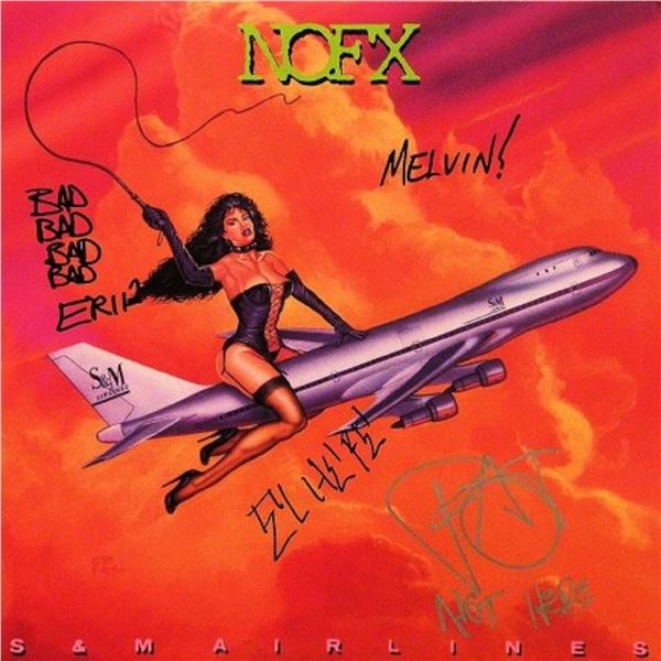 NOFX signed S & M Airlines album