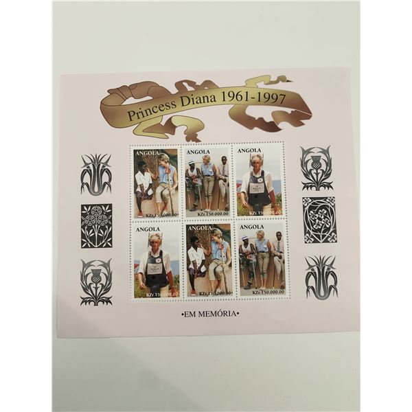 Princess Diana commemorative stamp set