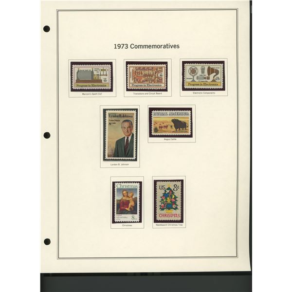 1973 United States Commemorative Stamp Set
