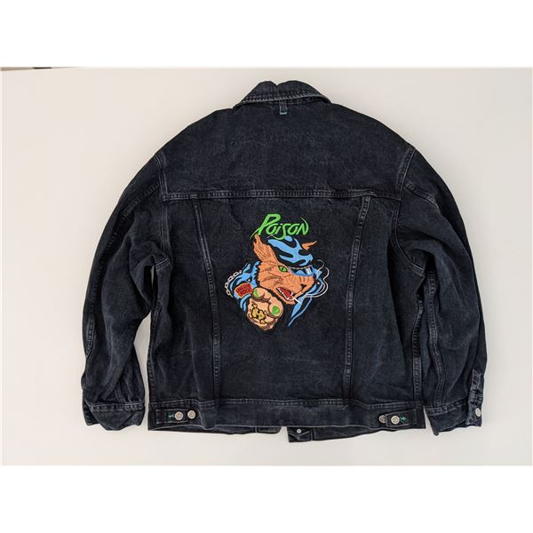 Poison Long Live Rock Crew Jean Jacket