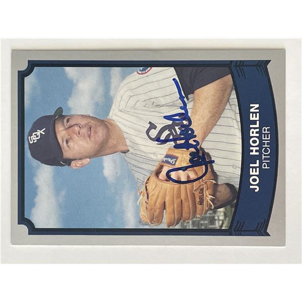 Chicago White Sox Joel Horlen signed trading card