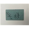 Image 1 : Benny Goodman and Gene Krupa signed Monaco Garden hotel card