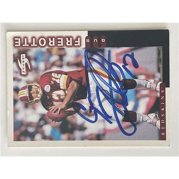 Washington Redskins Gus Frerotte signed 1998 Score #197  trading card
