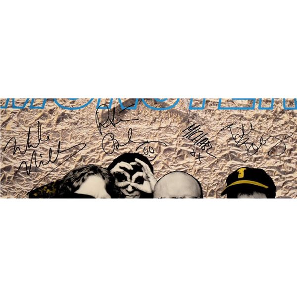 REM signed Monster promo poster