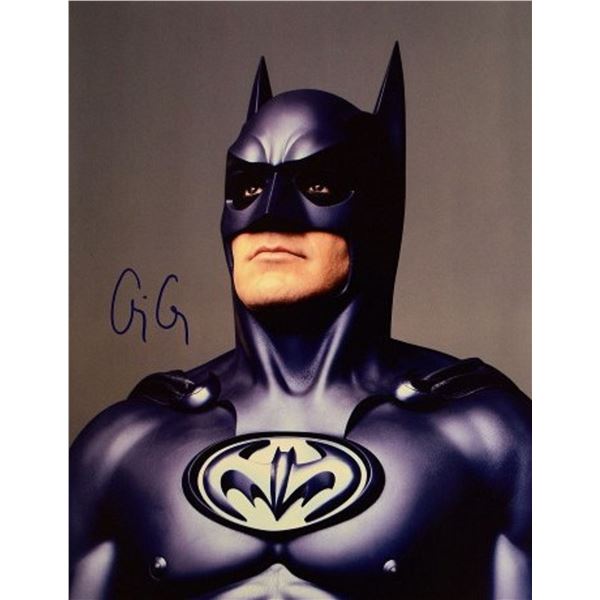 George Clooney signed promo photo