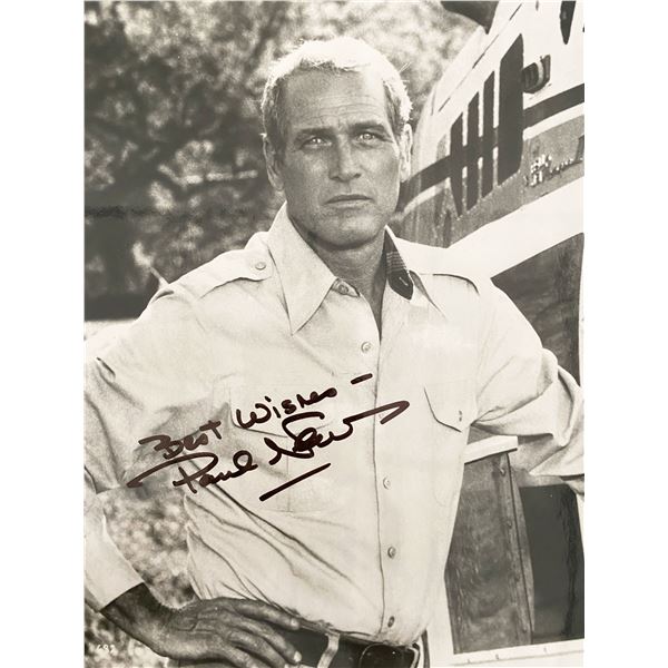 Paul Newman signed photo