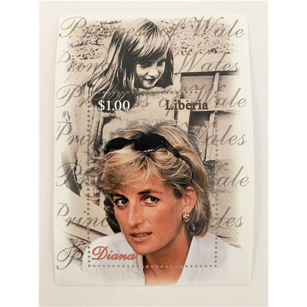 Liberia Princess Diana commemorative stamp