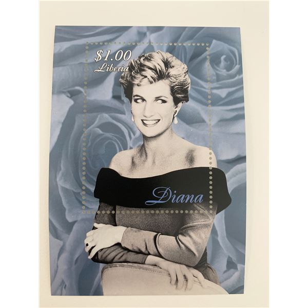 Liberia Princess Diana commemorative stamp