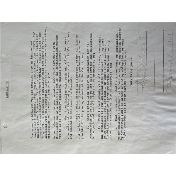 Larry Williams signed contract