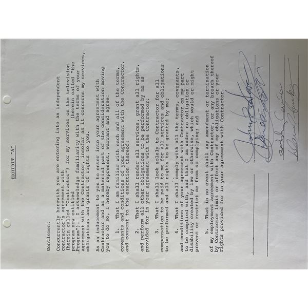The Unbeatables signed contract